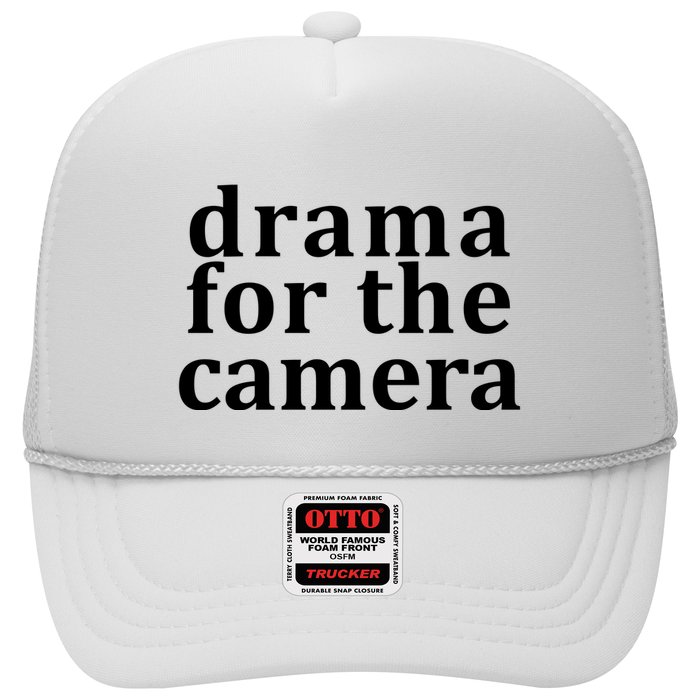 Drama For The Camera Typography Minimalist Hat
