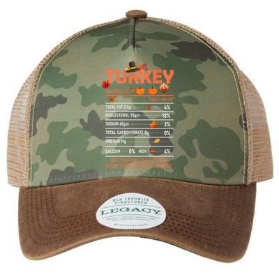 Deep Fried Turkey Thanksgiving Nutrition Facts Legacy Tie Dye Trucker Hat