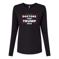 Doctors For Trump 2024 Womens Cotton Relaxed Long Sleeve T-Shirt