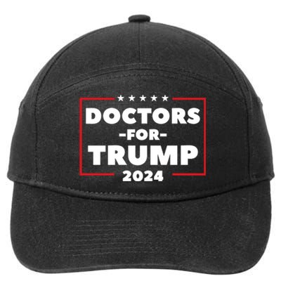 Doctors For Trump 2024 7-Panel Snapback Hat