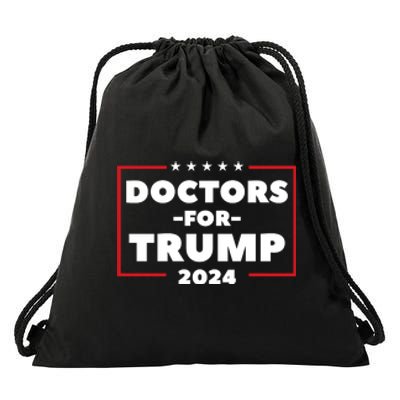 Doctors For Trump 2024 Drawstring Bag