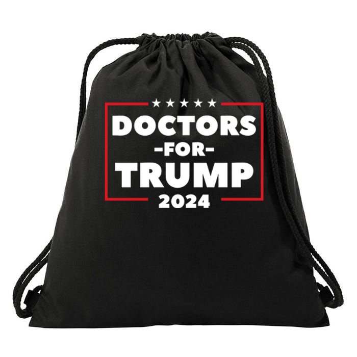 Doctors For Trump 2024 Drawstring Bag