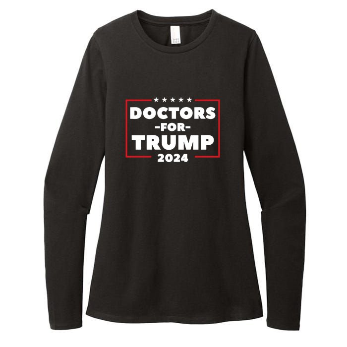 Doctors For Trump 2024 Womens CVC Long Sleeve Shirt