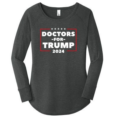 Doctors For Trump 2024 Women's Perfect Tri Tunic Long Sleeve Shirt