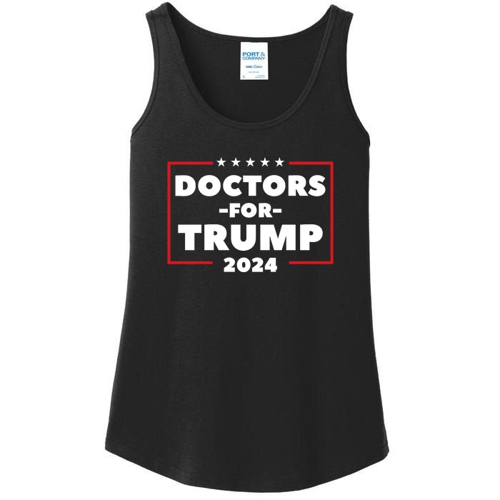 Doctors For Trump 2024 Ladies Essential Tank