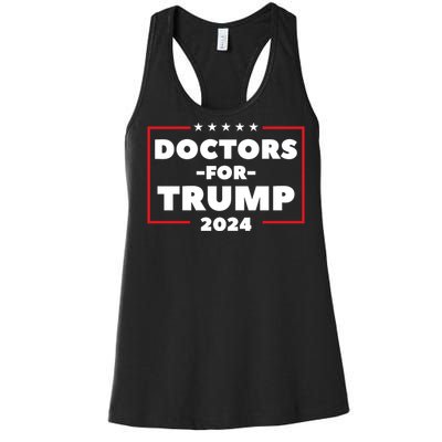 Doctors For Trump 2024 Women's Racerback Tank