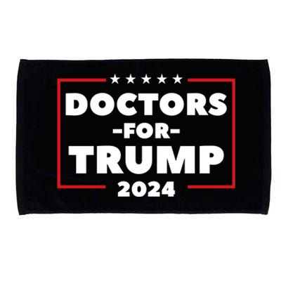 Doctors For Trump 2024 Microfiber Hand Towel