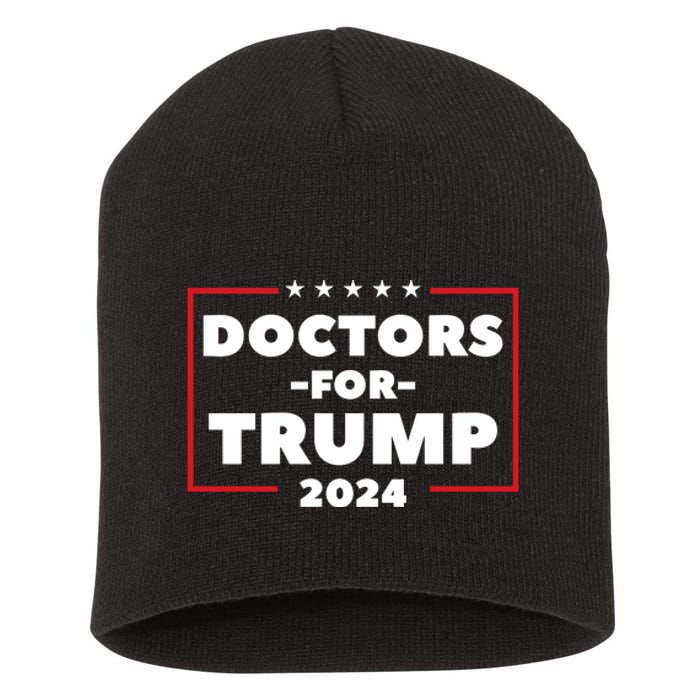 Doctors For Trump 2024 Short Acrylic Beanie