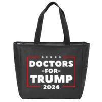 Doctors For Trump 2024 Zip Tote Bag