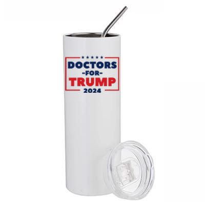 Doctors For Trump 2024 Stainless Steel Tumbler