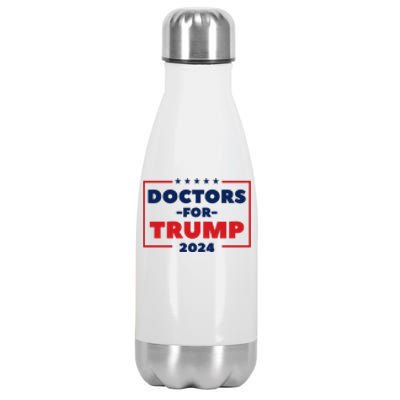 Doctors For Trump 2024 Stainless Steel Insulated Water Bottle