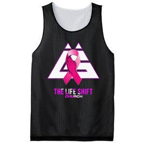 Design For The Life Shift Church Breast Cancer Awareness 2 Mesh Reversible Basketball Jersey Tank