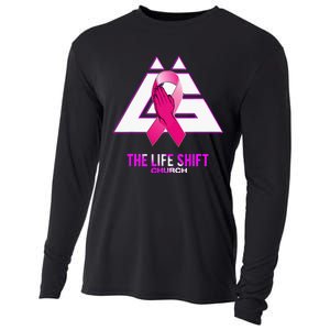 Design For The Life Shift Church Breast Cancer Awareness 2 Cooling Performance Long Sleeve Crew