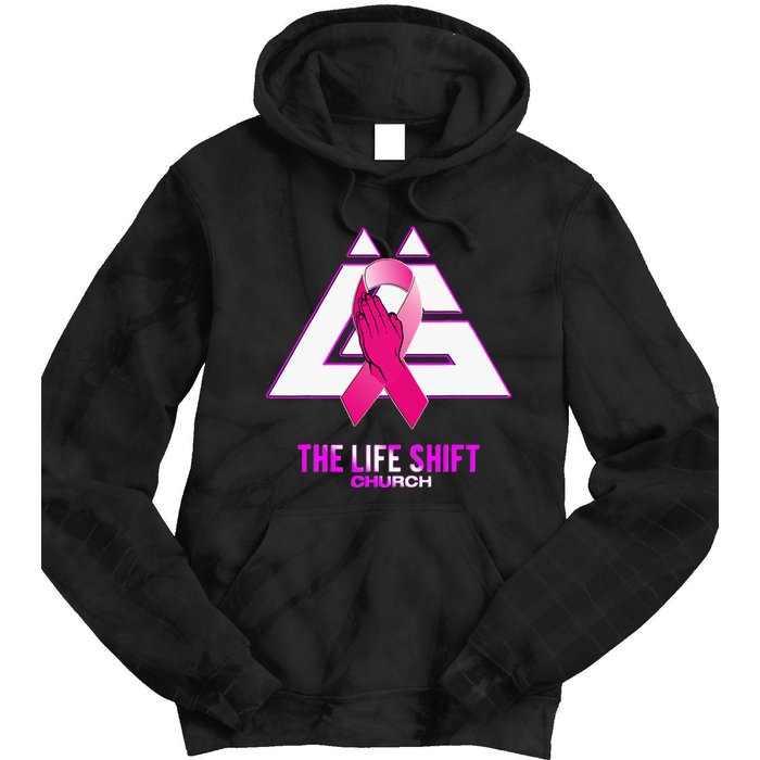 Design For The Life Shift Church Breast Cancer Awareness 2 Tie Dye Hoodie