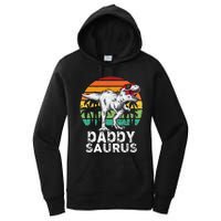 Daddysaurus Funny T Rex Dinosaur Dad saurus Family Matching Women's Pullover Hoodie