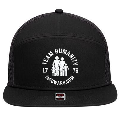 Damani Felder Team Humanity 1776 Infowars.Com 7 Panel Mesh Trucker Snapback Hat