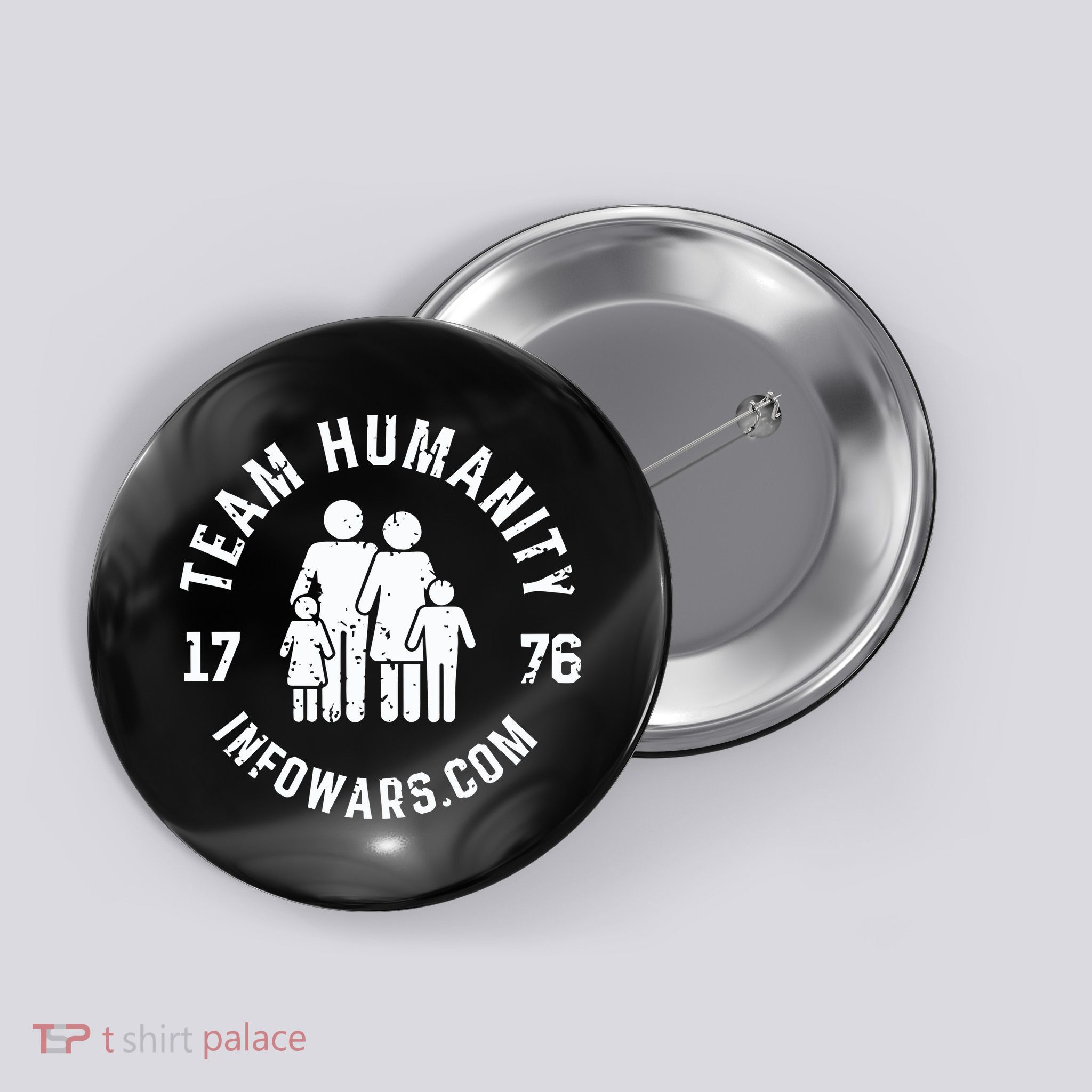 Damani Felder Team Humanity 1776 Infowars.Com Button