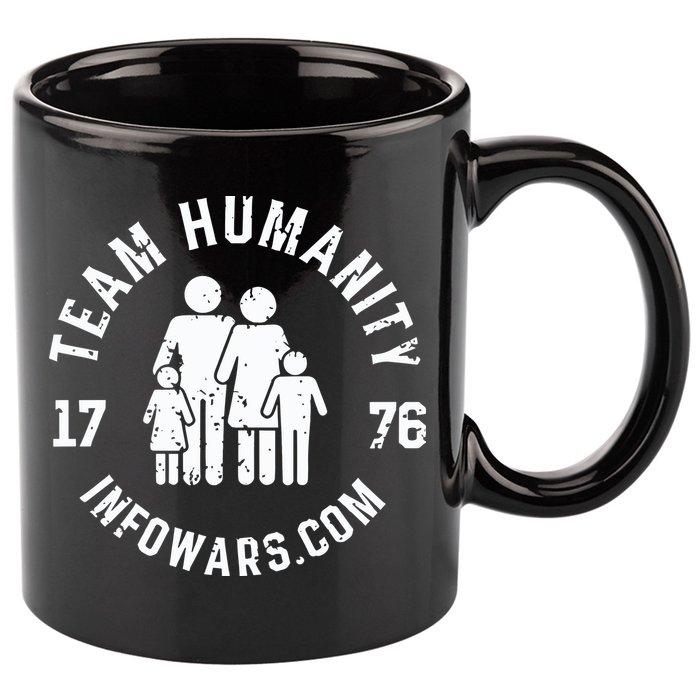 Damani Felder Team Humanity 1776 Infowars.Com 11oz C Handle Ceramic Mug