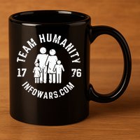 Damani Felder Team Humanity 1776 Infowars.Com 11oz C Handle Ceramic Mug