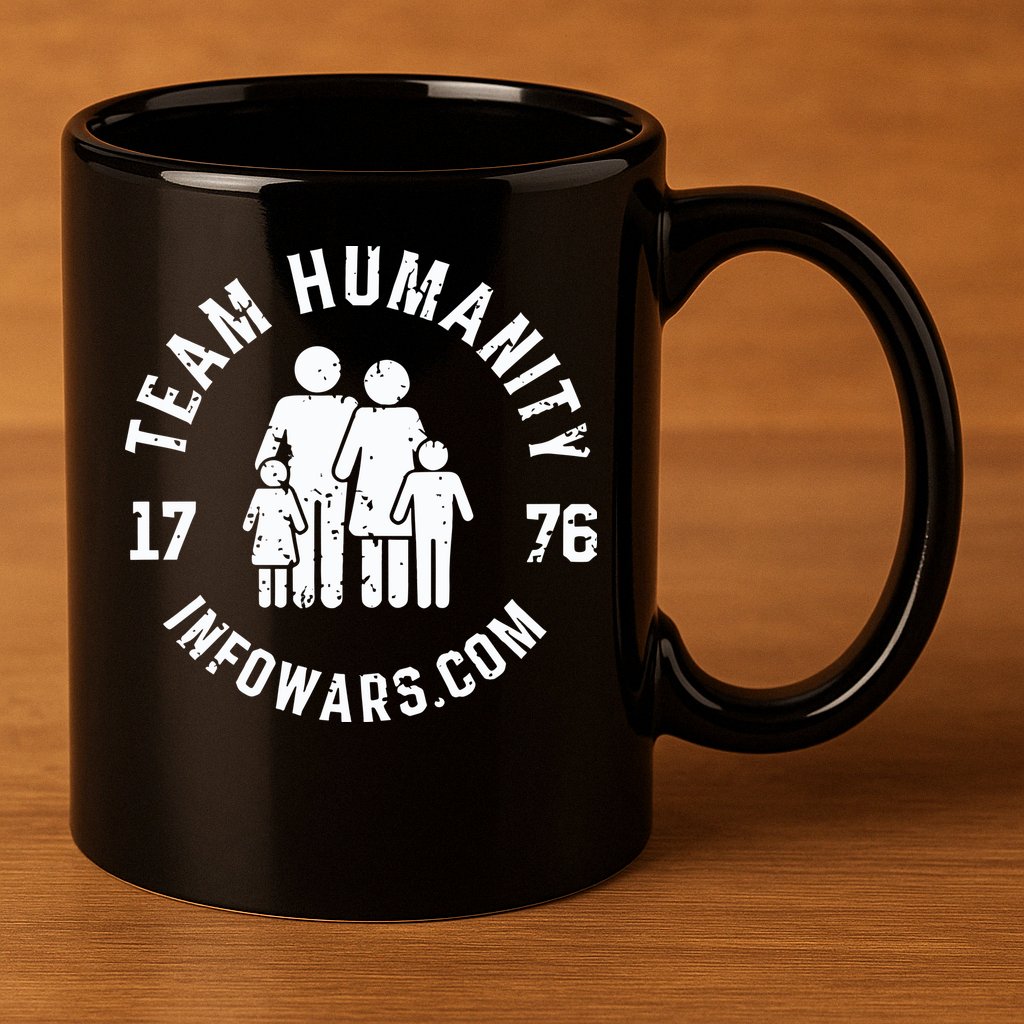 Damani Felder Team Humanity 1776 Infowars.Com 11oz C Handle Ceramic Mug