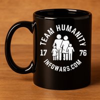 Damani Felder Team Humanity 1776 Infowars.Com 11oz C Handle Ceramic Mug