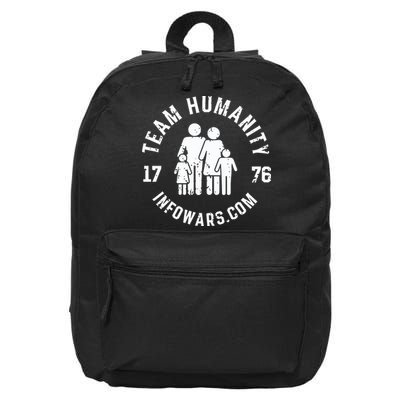 Damani Felder Team Humanity 1776 Infowars.Com 16 in Basic Backpack