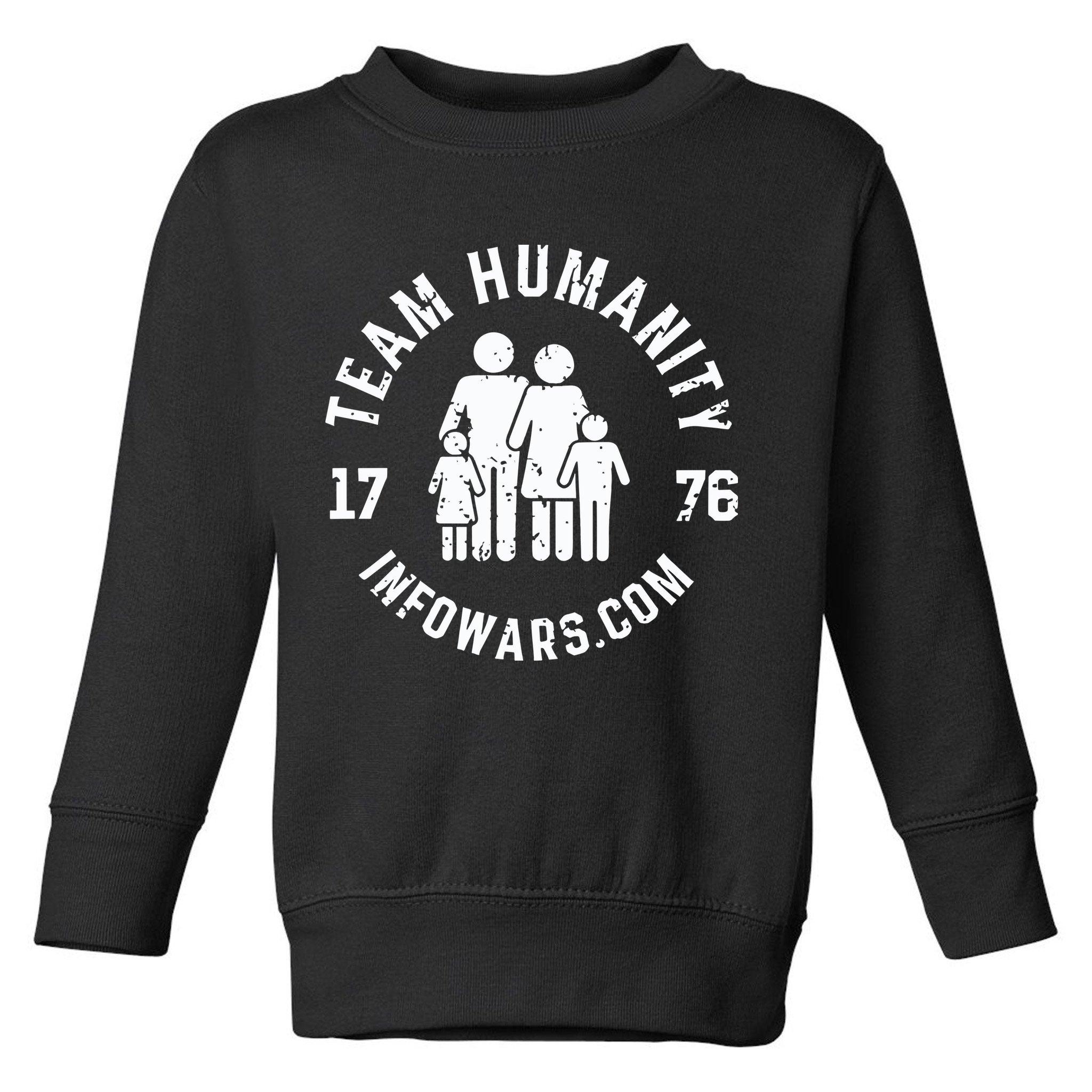 Damani Felder Team Humanity 1776 Infowars.Com Toddler Sweatshirt
