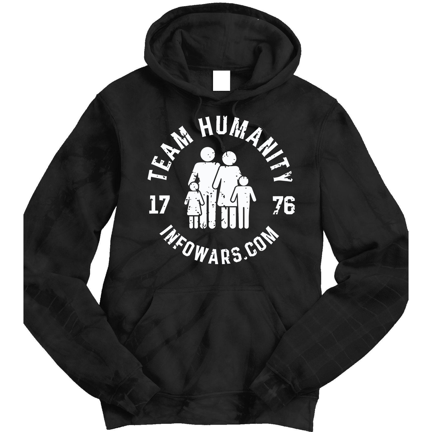 Damani Felder Team Humanity 1776 Infowars.Com Tie Dye Hoodie