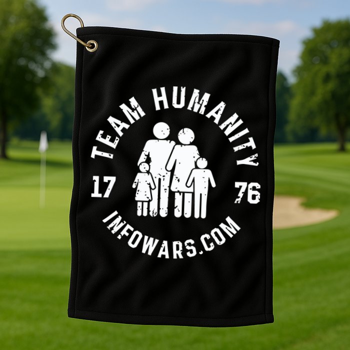 Damani Felder Team Humanity 1776 Infowars.Com Golf Towel