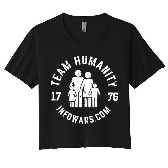 Damani Felder Team Humanity 1776 Infowars.Com Crop Top