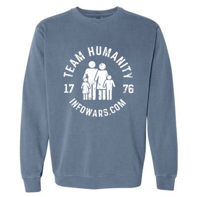 Damani Felder Team Humanity 1776 Infowars.Com Garment-Dyed Sweatshirt