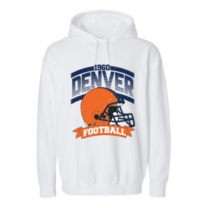 Denver Football Team Supporter Garment-Dyed Fleece Hoodie