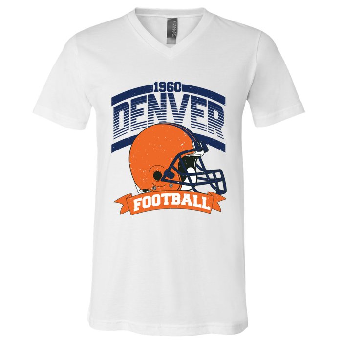 Denver Football Team Supporter V-Neck T-Shirt