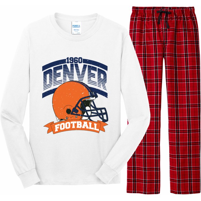 Denver Football Team Supporter Long Sleeve Pajama Set