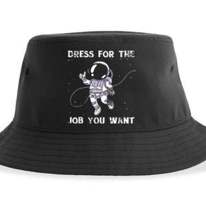 Dress For The Job You Want Astronaut Sustainable Bucket Hat