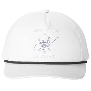 Dress For The Job You Want Astronaut Snapback Five-Panel Rope Hat