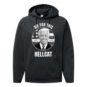 Die For This Hellcat Funny Performance Fleece Hoodie