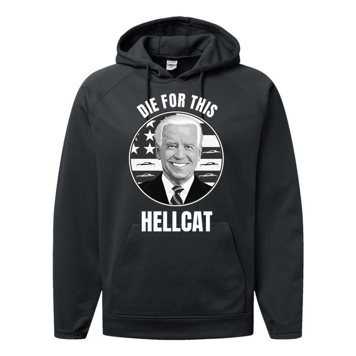 Die For This Hellcat Funny Performance Fleece Hoodie