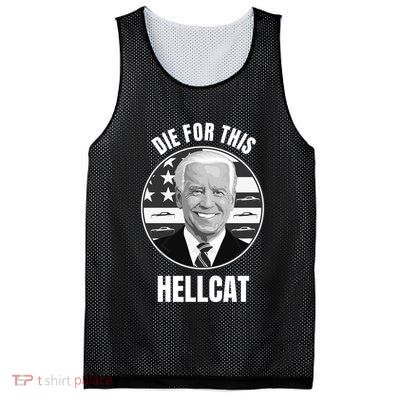 Die For This Hellcat Funny Mesh Reversible Basketball Jersey Tank