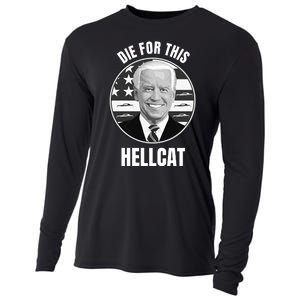 Die For This Hellcat Funny Cooling Performance Long Sleeve Crew