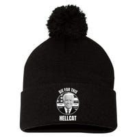 Die For This Hellcat Funny Pom Pom 12in Knit Beanie