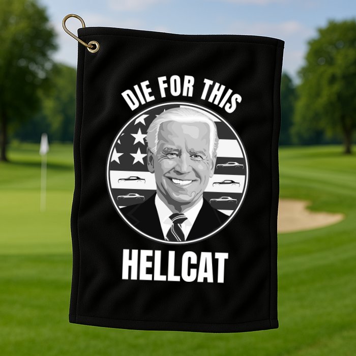 Die For This Hellcat Funny Golf Towel