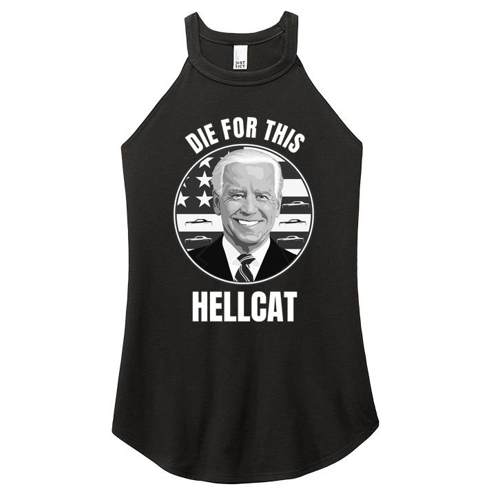 Die For This Hellcat Funny Women's Perfect Tri Rocker Tank