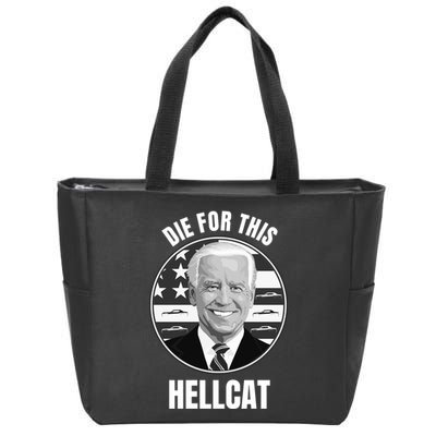 Die For This Hellcat Funny Zip Tote Bag