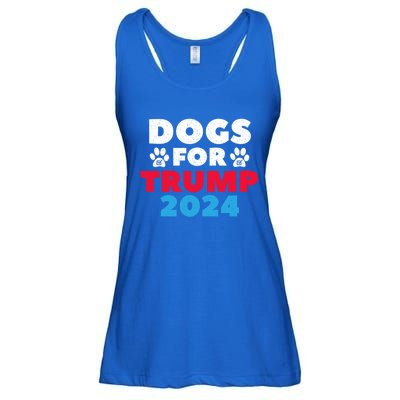 Dogs For Trump 2024 Election Gift Ladies Essential Flowy Tank