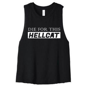 Die For This Hellcat Women's Racerback Cropped Tank