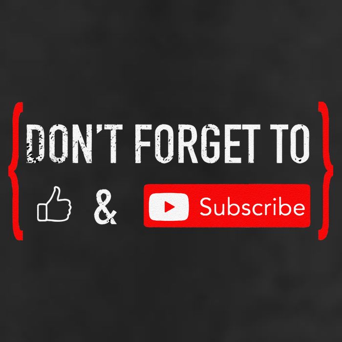 DonT Forget To Like And Subscribe Video Content Creator Crop Fleece Hoodie