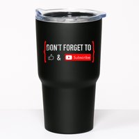 DonT Forget To Like And Subscribe Video Content Creator Tumbler