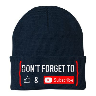 DonT Forget To Like And Subscribe Video Content Creator Beanie