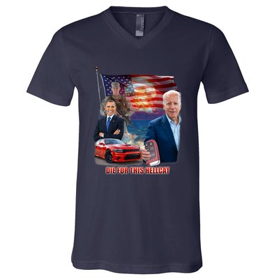 Die For This Hellcat Biden V-Neck T-Shirt